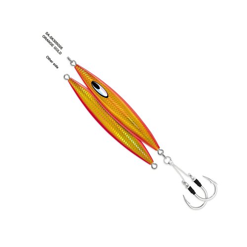 Daiwa Jig Saltwater SA-SK170G01 Saltiga SLK Metaljig, 6oz, 7/0 Assist Hooks, Pink