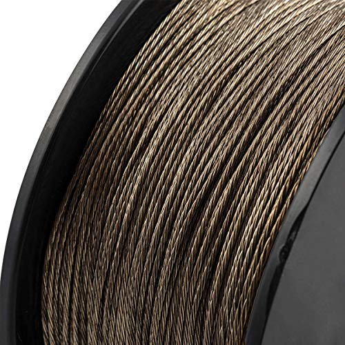 Cannon 400Ft Braided Downrigger Cable for Boat Trolling - Heavy Duty Stainless Steel