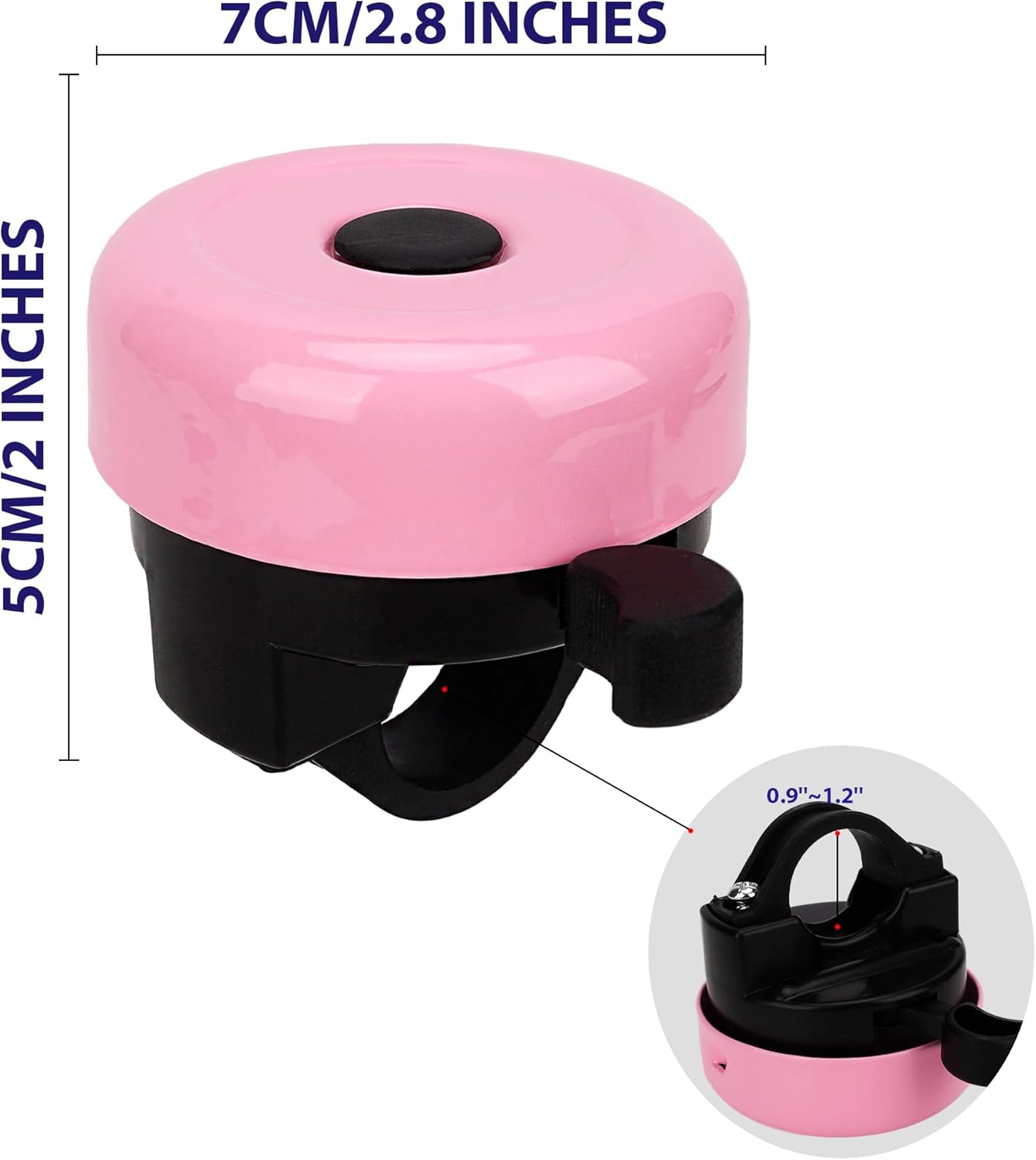 Skiennix Kids Bike Bell - Cute & Easy-to-Install Bicycle Bell for Boys and Girls | Perfect for Kids' Bikes
