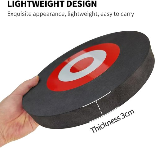 Cifupy 9.8'' Round EVA Foam Arrow Target - Lightweight Portable Archery Practice for Indoor & Outdoor Use