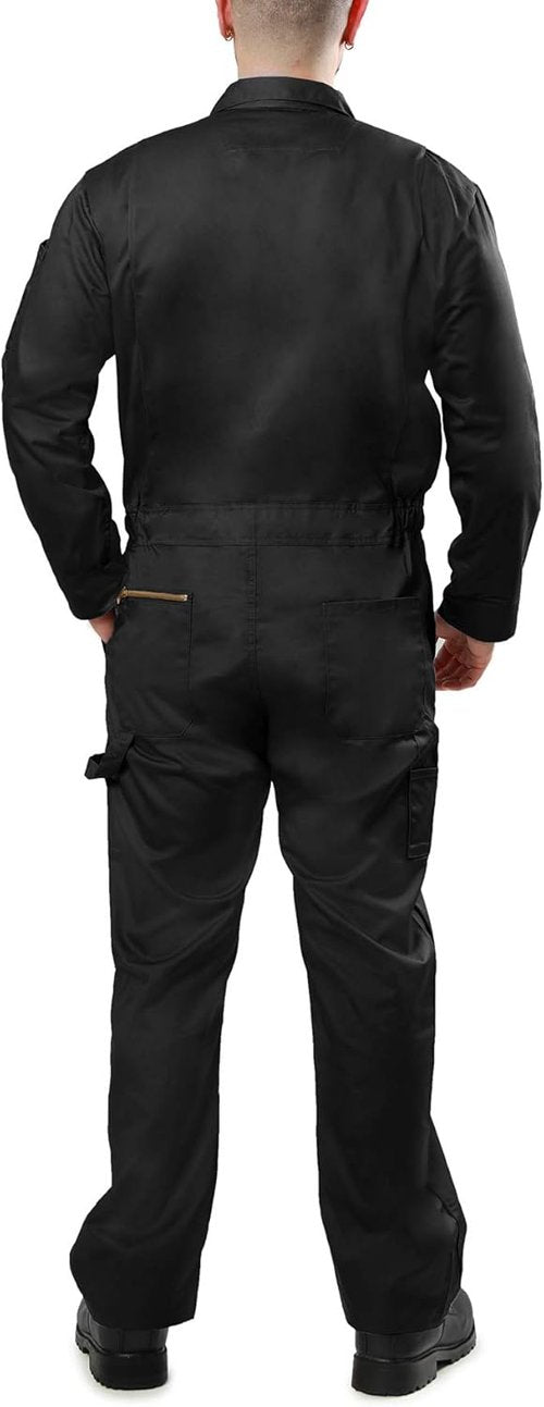 Kolossus Pro-Utility Coverall - Cotton Blend Long Sleeve with Zippered Front Pockets