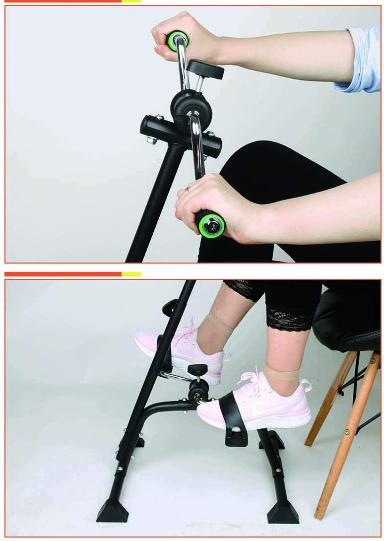 Skiennix Pedal Exerciser Bike - Adjustable Hand, Arm & Leg Fitness Equipment for Seniors | Total Body Workout
