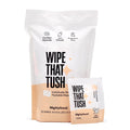 Wipe That Tush Flushable Wipes - Extra Large & Soft, Fragrance-Free, Hypoallergenic | 30 Individually Wrapped Wipes
