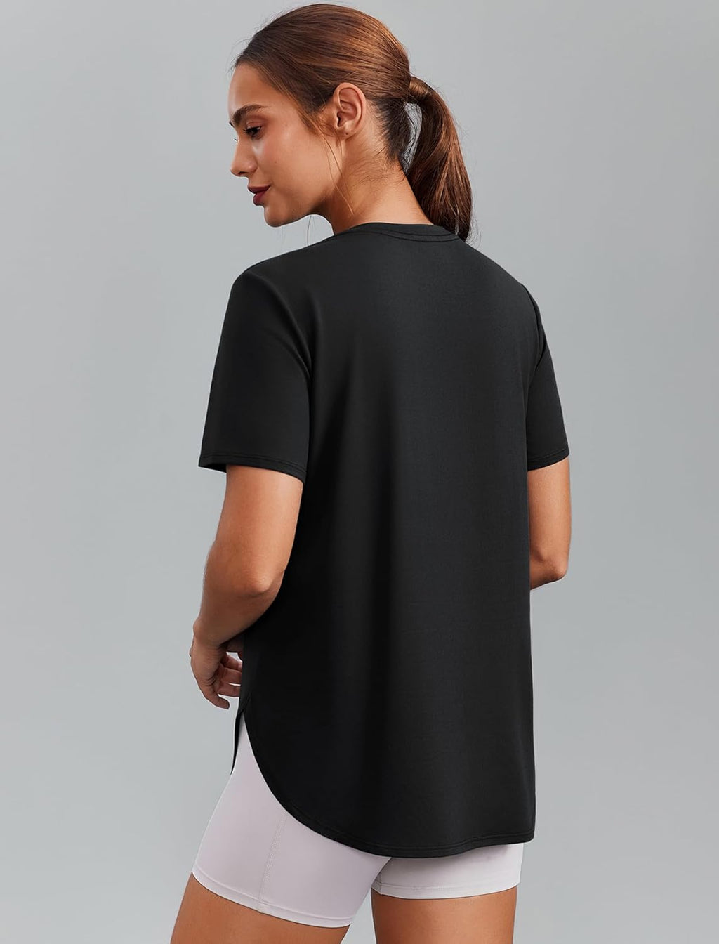 PINSPARK Workout Tops for Women - Short Sleeve Athletic Shirts with UPF 50+ | Quick Dry for Gym & Hiking (S-3XL)