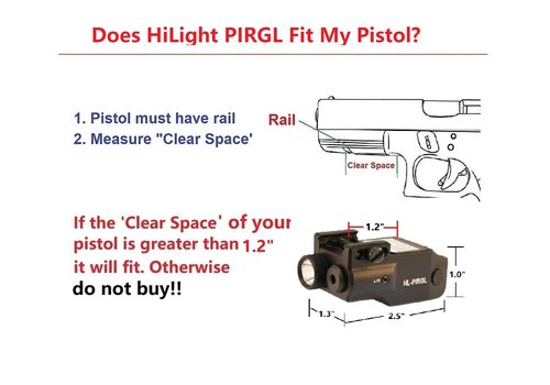 HiLight - Tactical PF10G - 500 Lumens Strobe Flashlight with Path/Stair Illumination Light & Single (Green) Laser with Rechargeable USB Battery - Rail Mount Light & Precision Laser Class of IIIA, <5mW