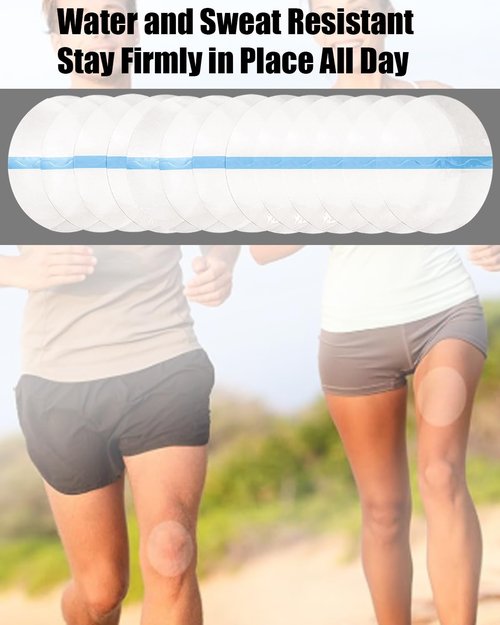 BWCXR 50 PCS Anti-Friction Stickers, Invisible Waterproof Thigh Protection Tape for Comfortable Movement During Running, Cycling & Daily Wear