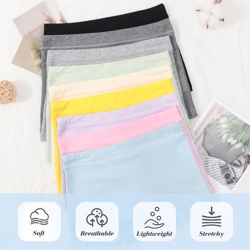 ABTRAV Teen Girls Knickers Cotton Soft Boyshorts Kids Underwear Boxer Briefs Safety Panties for Dress Age 4-14