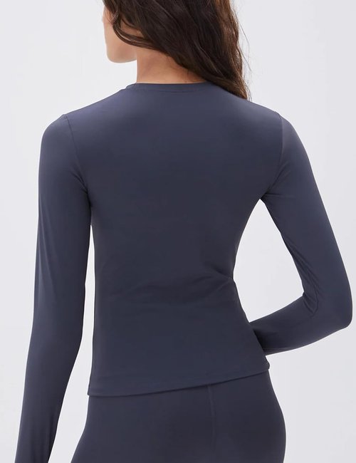 Lviefent Women's Long Sleeve Workout Shirt - Athletic Yoga Tee with Thumb Holes for Gym & Running