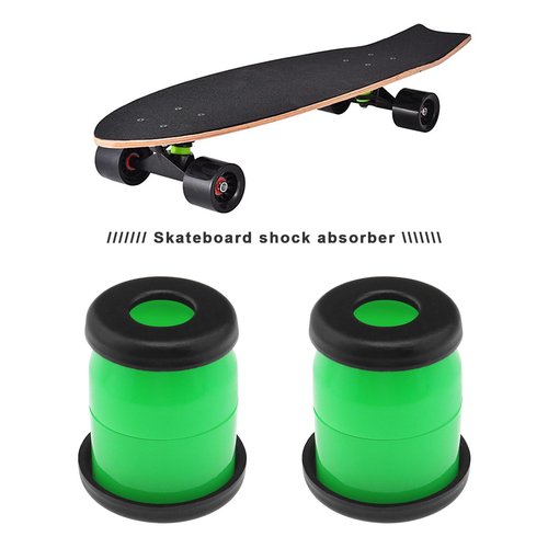 SG Store 12Pcs Long-Board Truck Bushings Rebuild Kit 90A PU Shock Absorber Mounts Shock Pads Longboards Skateboards Bridge Pads Bushings Washers Pivot Cups
