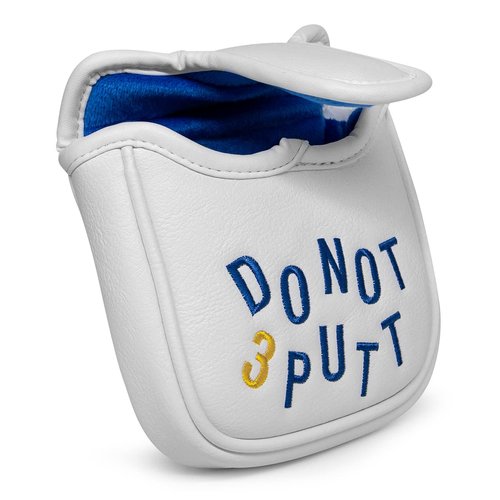 Golf Mallet Putter Cover Golf Putter Headcover with Strong Magnetic Closure Do Not 3PUTT Golf Putter Cover for DF3 Putter & OZ1 MEZZ 1 MEZZ1 MAX Putter (DO NOT 3 PUTT)