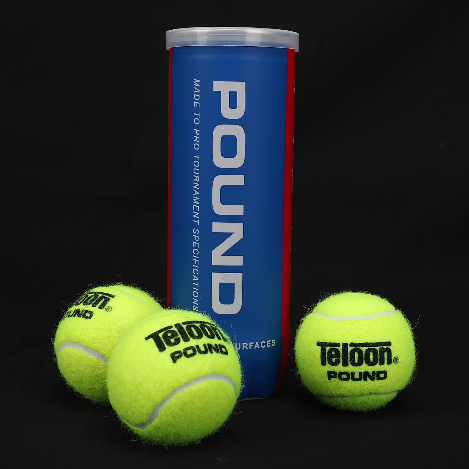 Teloon Tennis Balls - Professional Tournament Quality | Durable & High Performance