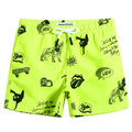 maamgic Boys Swim Trunks Toddler Swim Shorts Little Boys Bathing Suit Swimsuit Toddler Boy Swimwear,Fluorescent Green,5 T
