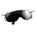 Cool Rock Punk Spike Sunglasses – Metal Studded Moto Biker Glasses, Black