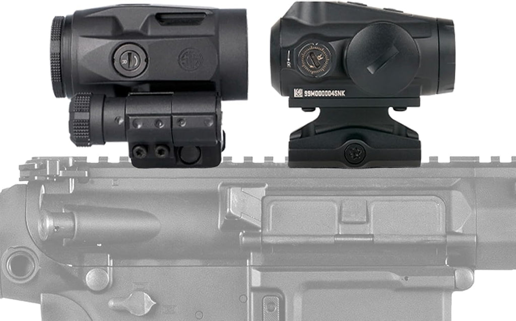SIG SAUER ROMEO5 Gen II Red Dot Sight with 3x22mm JULIET3-Micro Magnifier | Waterproof & Adjustable Shooting Optic Combo