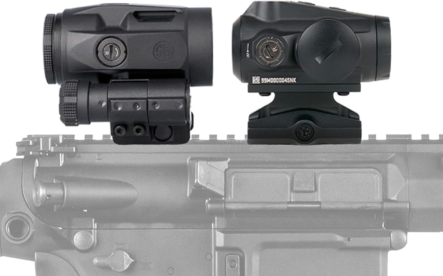SIG SAUER ROMEO5 Gen II Red Dot Sight with 3x22mm JULIET3-Micro Magnifier | Waterproof & Adjustable Shooting Optic Combo