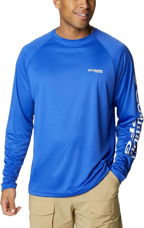 Columbia Men's PFG Terminal Tackle Long Sleeve Fishing Shirt - Quick-Dry | Lightweight Comfort