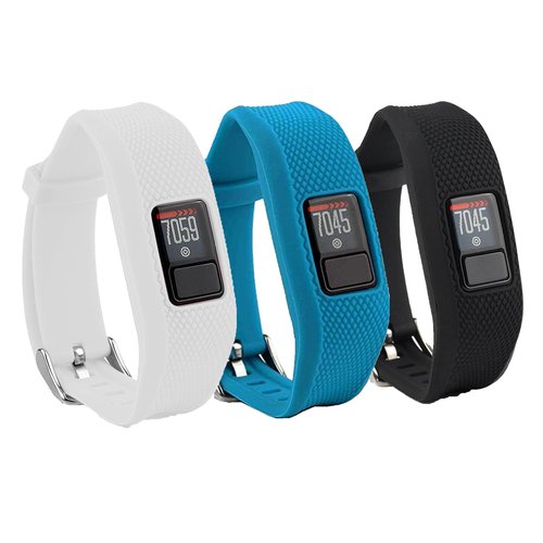 Replacement Bands Compatible with Garmin Vivofit 3/Vivofit JR/JR2 Bands Soft Silicone Adjustable Wristbands for Garmin Vivofit 3/JR/ JR2