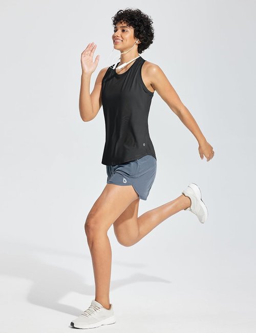 Baleaf Women's Athletic Tank Tops - Quick Dry Sleeveless Racerback for Yoga & Gym | Breathable Fitness Wear