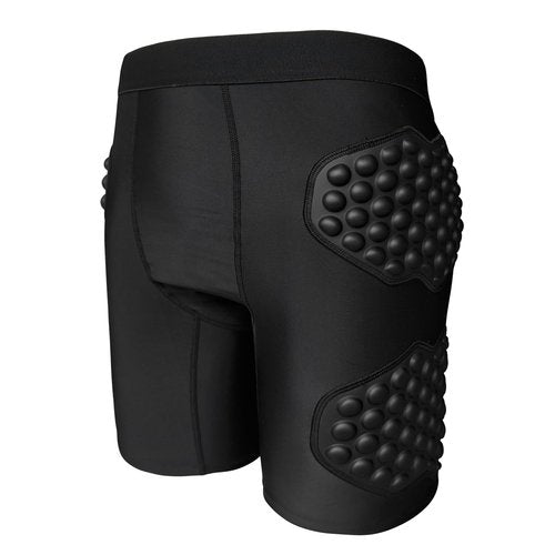 STONEKISS Goalie Shorts Padded, Hip Butt Protection Short Pants for Men, Crash Pants for Ice Skiing, Snowboarding 2XL