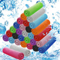Multicolor 30-Pack Cooling Towels for Neck & Face - Microfiber Sports Ice Towels