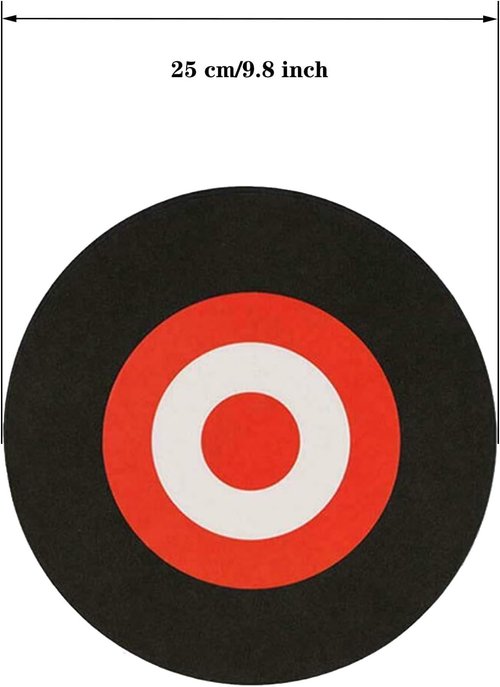 25 * 3cm EVA Foam Archery Target 9 inch Round Archery Moving Targets for Backyard,Shooting Practice Board Indoor, Outdoor Sports Hunting
