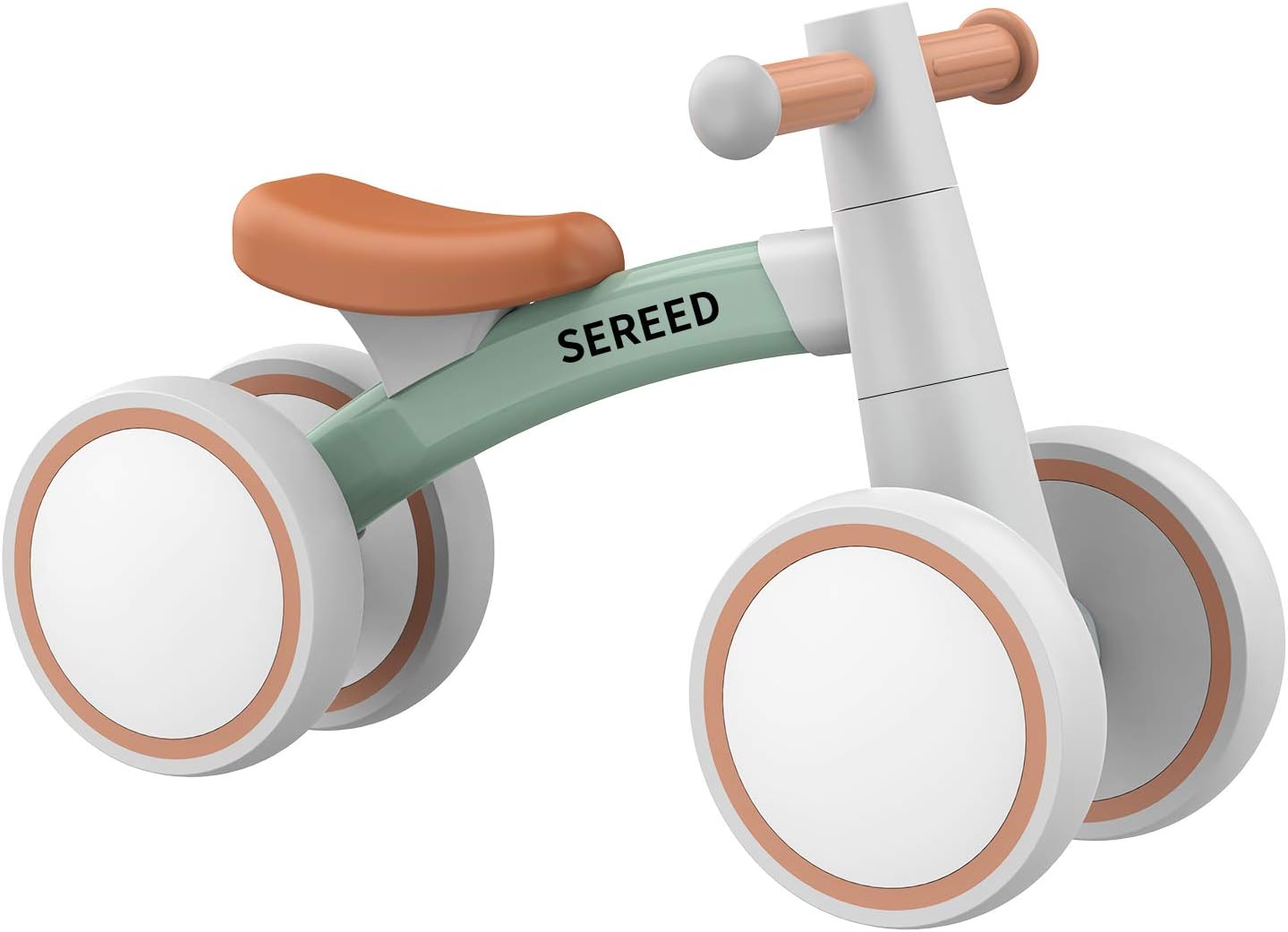 SEREED Baby Balance Bike - 4-Wheel Toddler Bike for 1-Year-Olds | Ideal First Birthday Gift