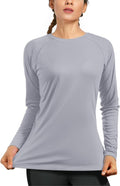 Isnowood Women's Sun Protection Long Sleeve Shirt - UPF 50+ UV Rash Guard for Outdoor Activities