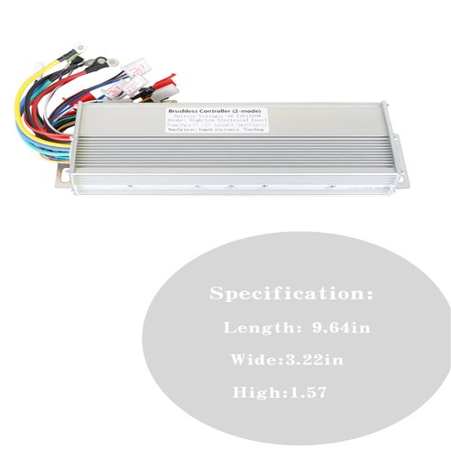 WFLNHB 48/72V 1500W Brushless DC Electric Motor Speed Control Box(2-mode) Replacement for Electric Bicycle Scooter Square Wave Controller