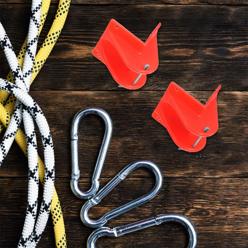 TEHAUX Climbing Rope Protector Sleeve 4-Pack Lightweight Rope Edge Covers for Outdoor Climbing Gear Safety and Wear Protection Easy Installation