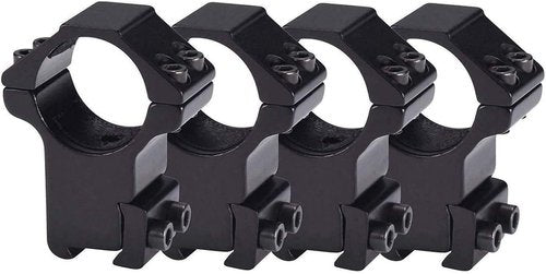 Gotical – 30mm Dovetail Scope Ring Mount High Profile Rings for 11mm Dovetail Rails and Durable Material (Pair of 2)