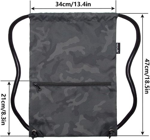 HOLYLUCK Drawstring Backpack | Versatile Sport Gym Sackpack for Active Lifestyles
