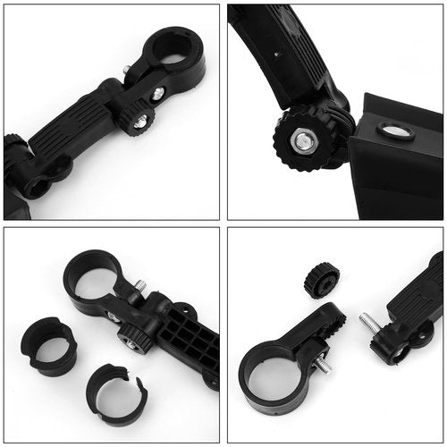 Oumers Bicycle Mudguard, Kid's Adjustable Bicycle Front and Rear Mud Guard, Portable Bike Fenders Cycling Mudguard Easy Install Bike Fenders Cycling Tires Mud Fenders Fit for 16/ 18In