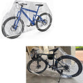 Skiennix Bike Covers - 2 Pack Disposable Clear PEVA Waterproof Outdoor Protection | Lightweight Dust Covers for All Bikes