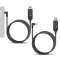 Anina 2PCS USB Car Charger Cable for Baofeng Battery UV-5R UV-82 UV-S9/9S DC 5V to 8.4V USB Power Cord Compatible with BTECH BL-5L BF BL-5L BL-8 3800mAh Batteries for Two Way Radios