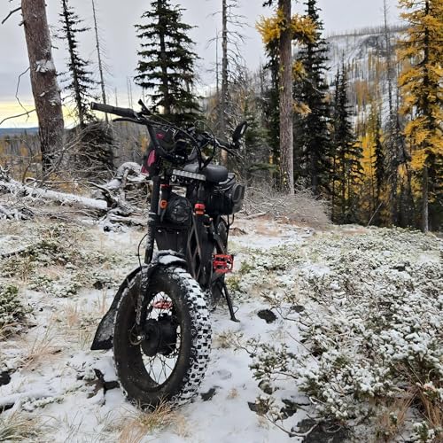 MOHEGIA 20x4.0 Fat Bike Tires Set with 2 Tubes - All-Terrain E-Mountain Bicycle Replacement
