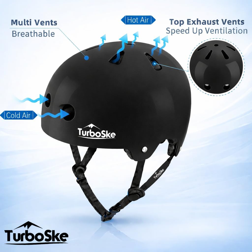 Skiennix Multi-Sport Helmet - Safe Skateboard & BMX Protection for Kids, Youth & Adults