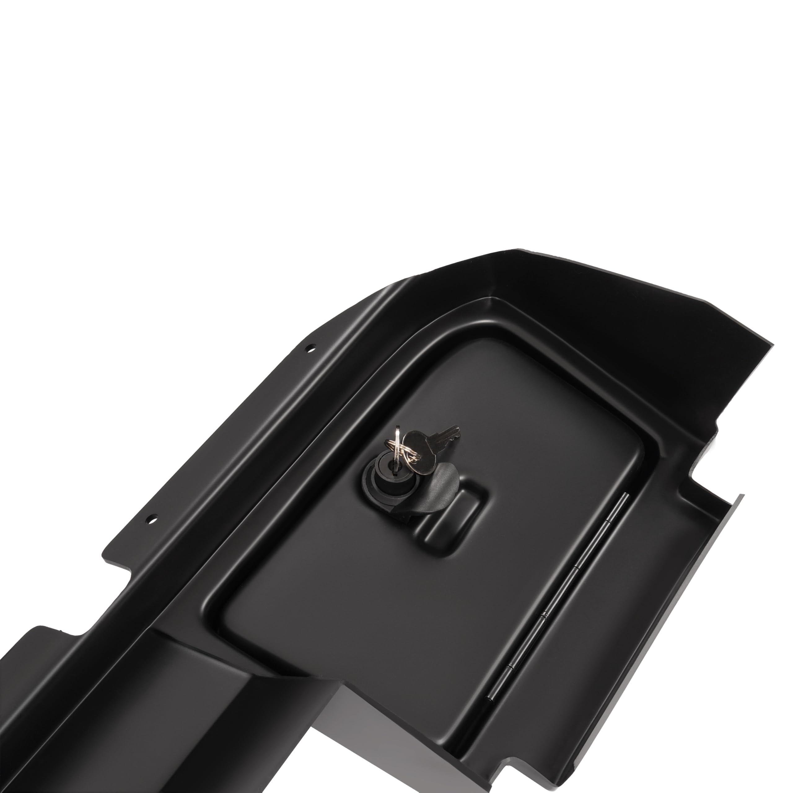WUTIST Dashboard Cover W/Lockable Doors Compatible with 2008-2014 EZGO RXV Models Dash Cover Matte Black Plastic Steel Painted