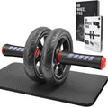 Skiennix Ab Roller Wheel - Silent Core Workout Equipment with Knee Pad | Lightweight Home Gym Tool for Men & Women