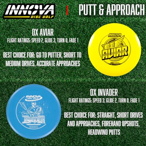 Innova Disc Golf Starter Set - 10 Discs for Beginners with Drivers, Mid-Ranges, Putters