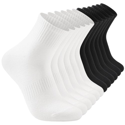 HAVE A TREE Womens Ankle Cotton Thin Gym Socks Running Crew Socks 6Pairs(H007-mix)