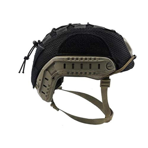 Mesh Helmet Cover for Ops-Core Fast Carbon Bump and XP Helmets (Black, Large)