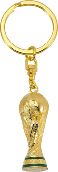 FIFA | 2026 World Cup 3D Rotating Trophy Keychain - Premium Zinc Alloy & Acrylic - Perfect for Keys & Bags