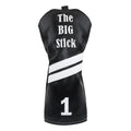 IZZO Golf BIG STICK Driver Headcover , black , Small
