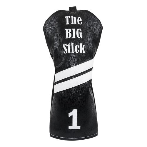 IZZO Golf BIG STICK Driver Headcover , black , Small