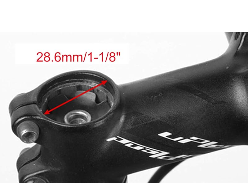 1-1/8 Inch Aluminium Bicycle Headset Spacer with Stem Top Cap, Includes Star Nut (Black) - 7 Pieces