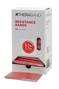 Theraband 20960 Professional Latex Elastic Fitness Band for Upper & Lower Body Exercise and Physical Therapy, Beginner Level 3, 5' Length, Medium, Red