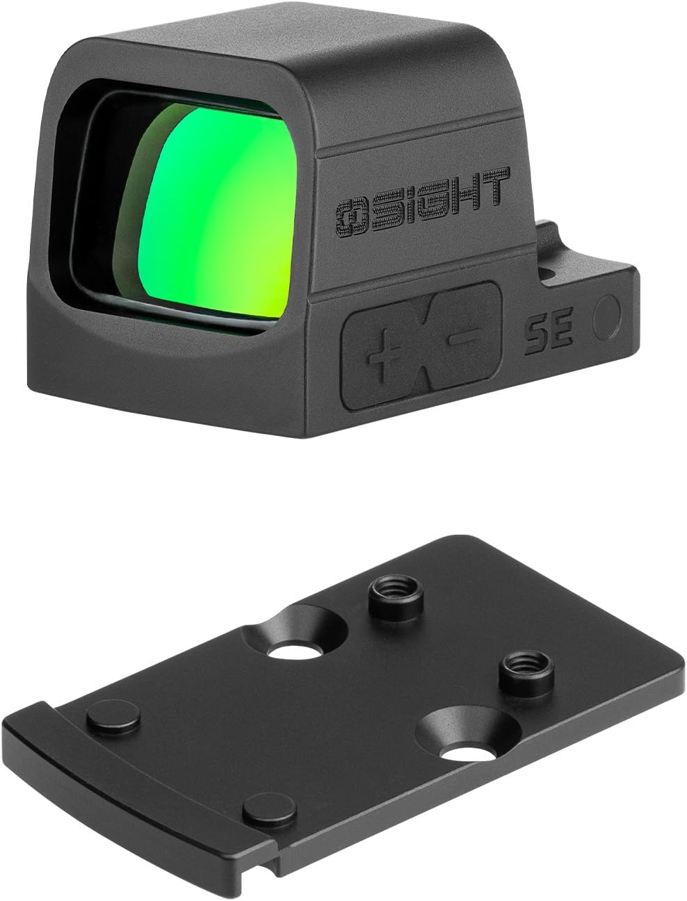 OSIGHT SE 6 MOA Green Dot Micro Sight - Includes RMR to RMSc Adapter Plate for RMR Slide Cut