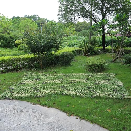iunio 19.68ft x 19.68ft Camouflage Netting - Woodland Bulk Mesh for Hunting & Decoration