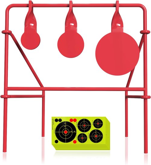 BB Gun Targets - Portable 15-Pack for Outdoor Shooting | Resetting Spinning Design for Kids