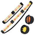 Buhobha Pickleball Ball Retriever, 17 Balls Pickleball Pickup Tube, Tennis Ball Tube Picker Upper with Strap, Detachable Ball Picker Upper